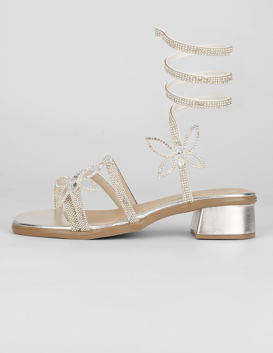 Sandalias Kids en Sintético – Plata