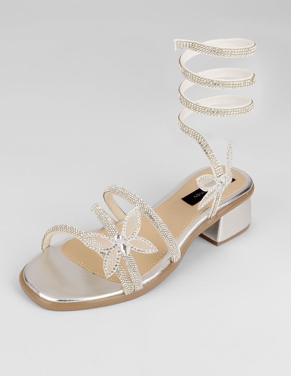 Sandalias Kids en Sintético – Plata