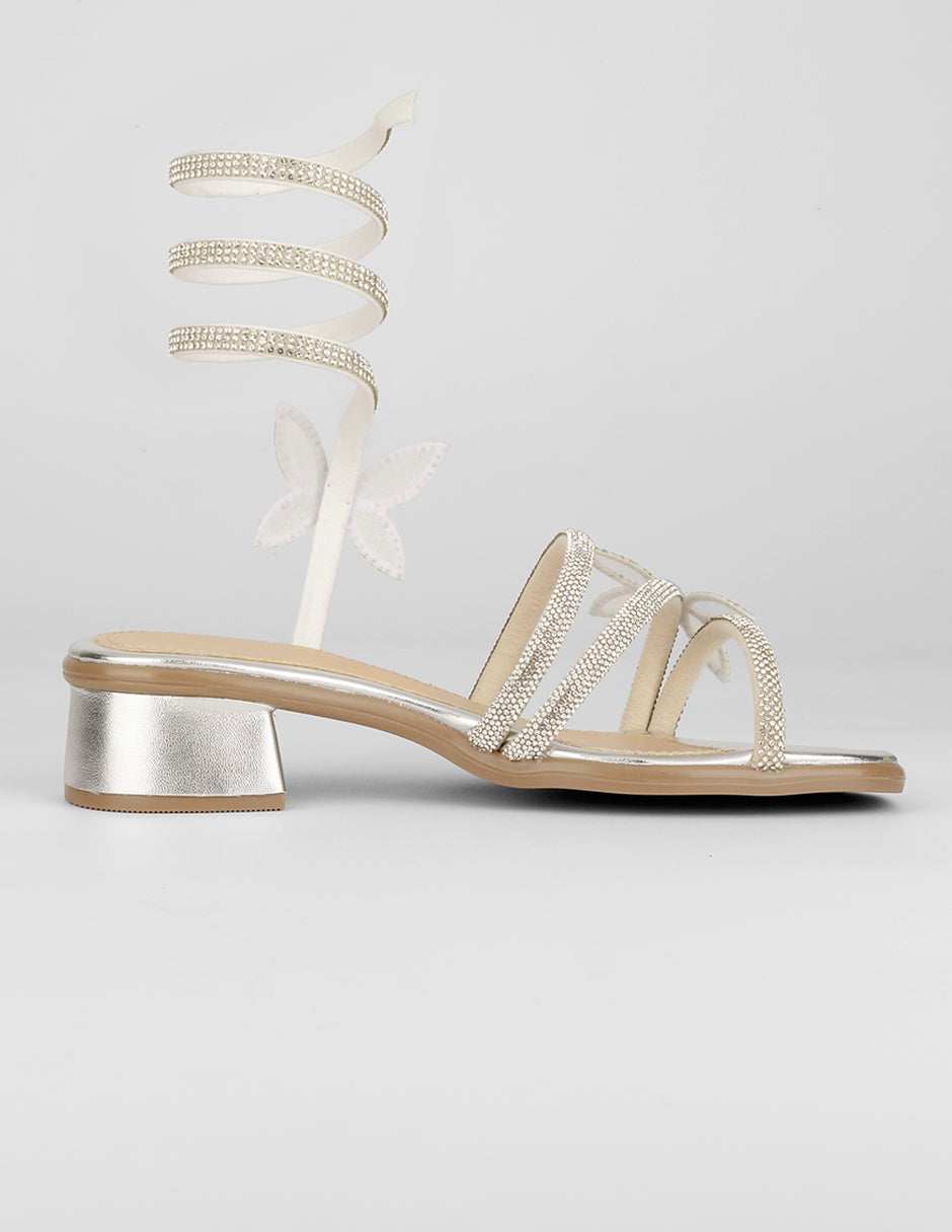 Sandalias Kids en Sintético – Plata