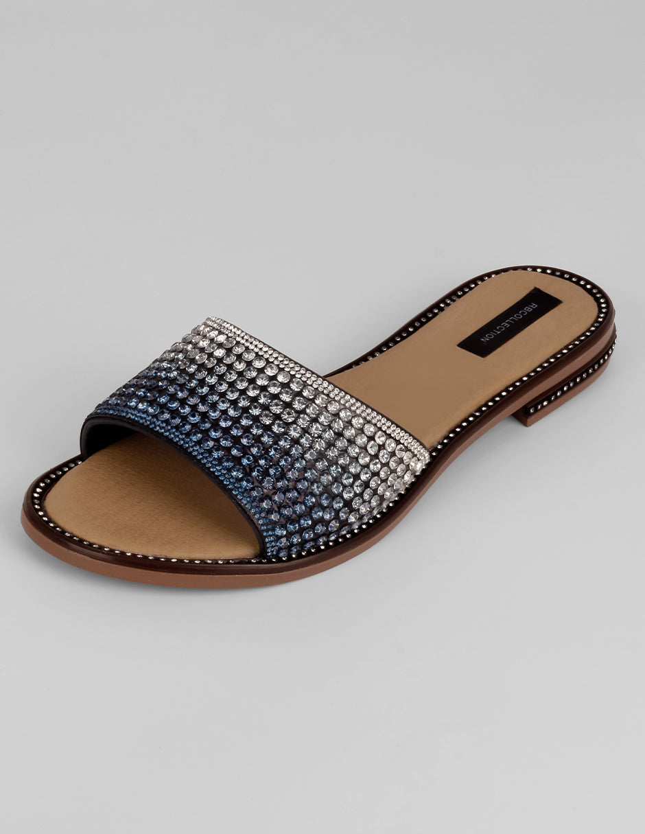 Sandalias de piso Soft en Sintético – Azul