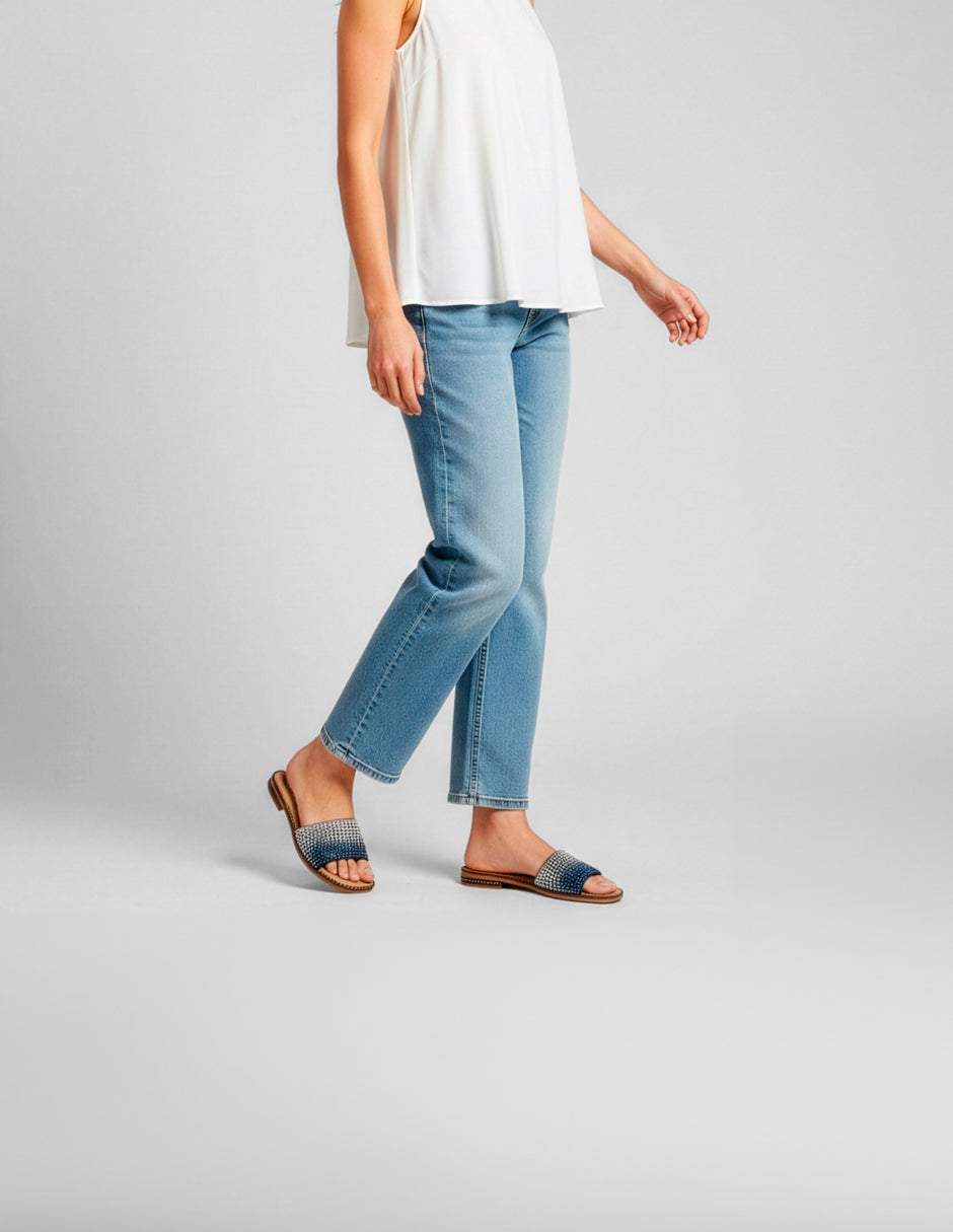 Sandalias de piso Soft en Sintético – Azul