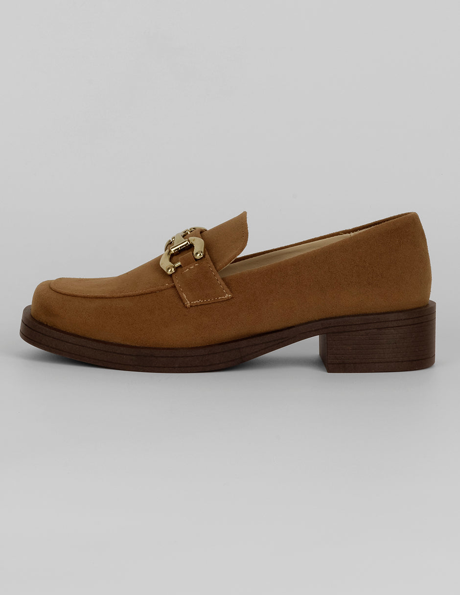 Mocasines Exterior Textil Color Café Para Mujer De RBCOLLECTION