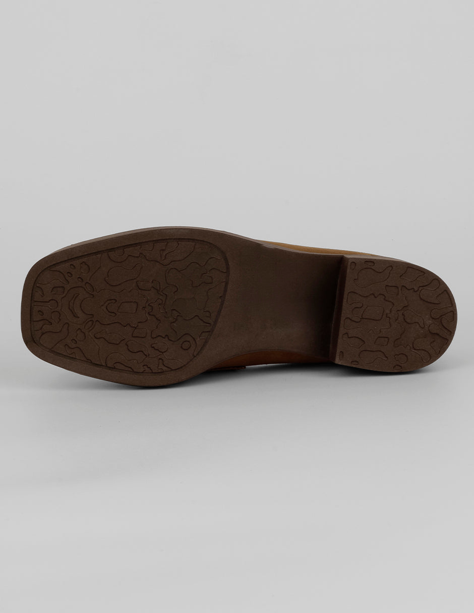 Mocasines Classy en Textil – Café