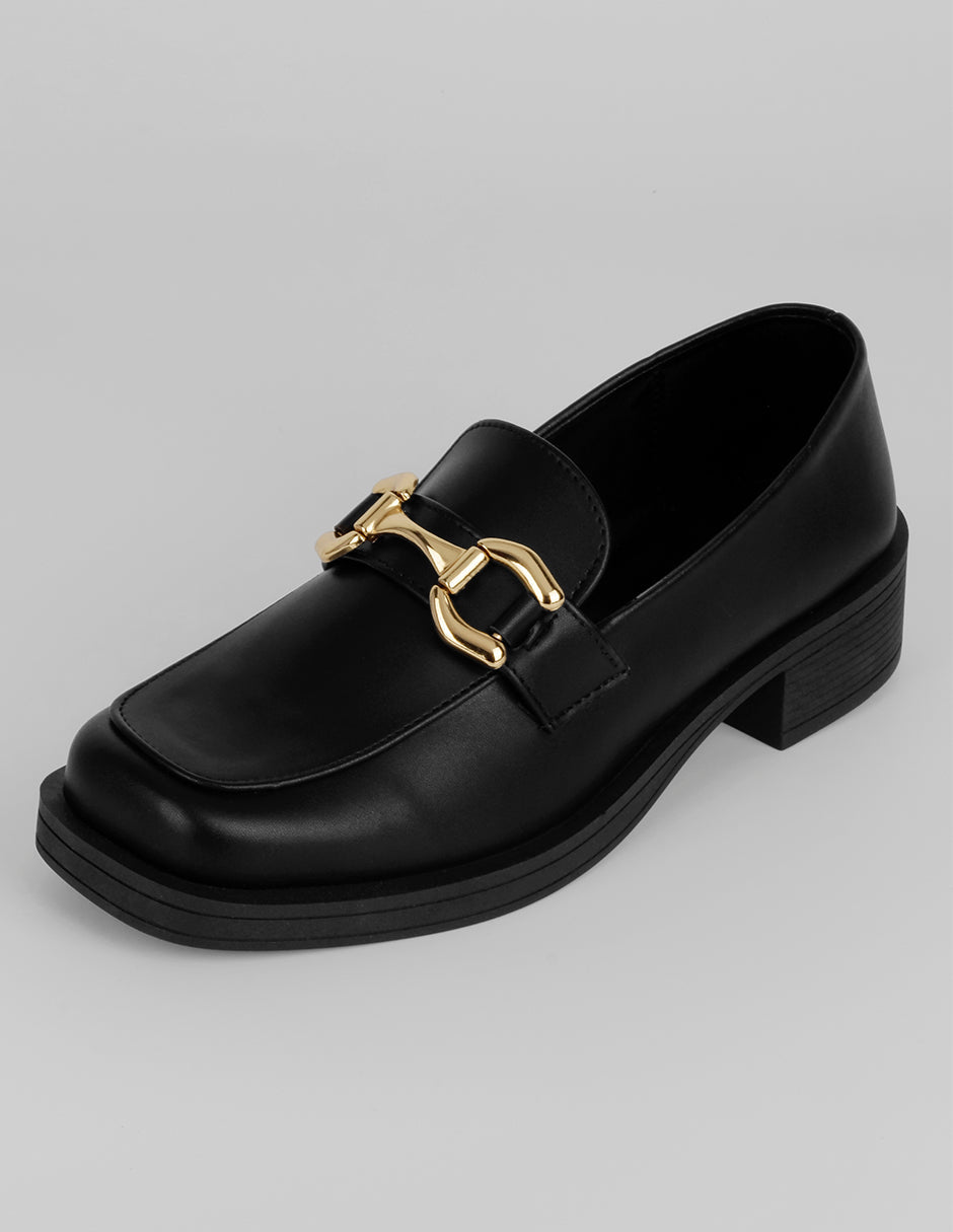 Mocasines Classy en Piel vegana – Negro
