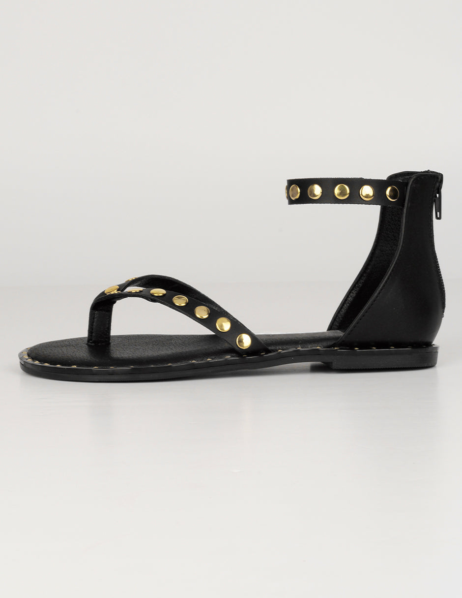 Sandalias de piso Exterior Sintético Color Negro Para Mujer De RBCOLLECTION