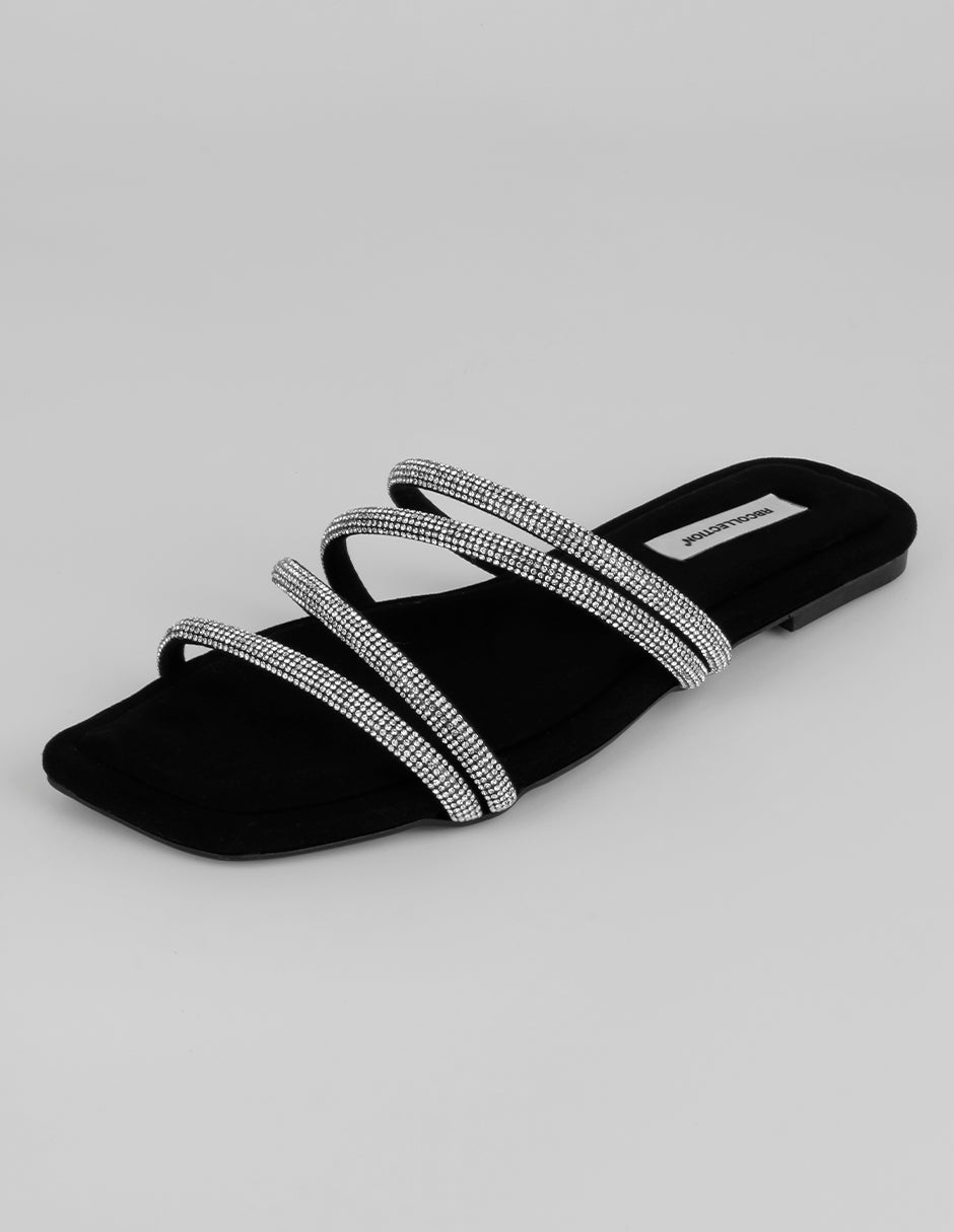 Sandalias de piso Soft en Sintético – Negro
