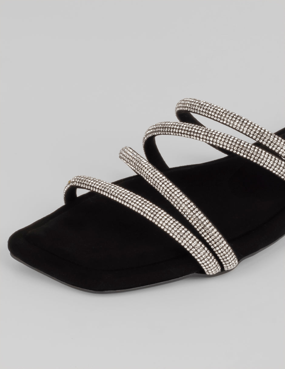 Sandalias de piso Soft en Sintético – Negro