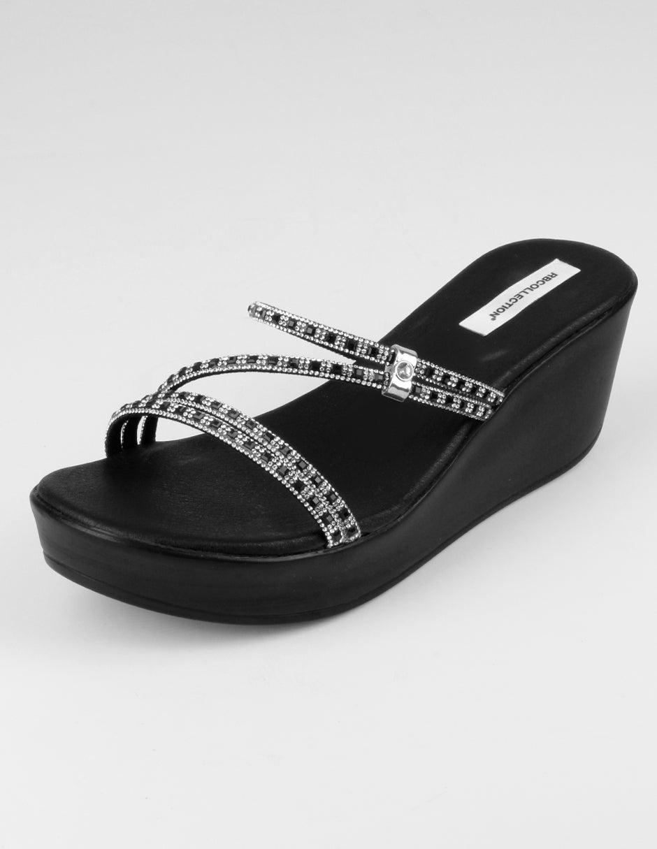 Sandalias con plataforma Naia en Sintético – Negro