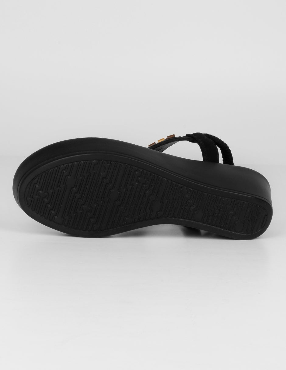 Sandalias con plataforma Naia en Sintético – Negro