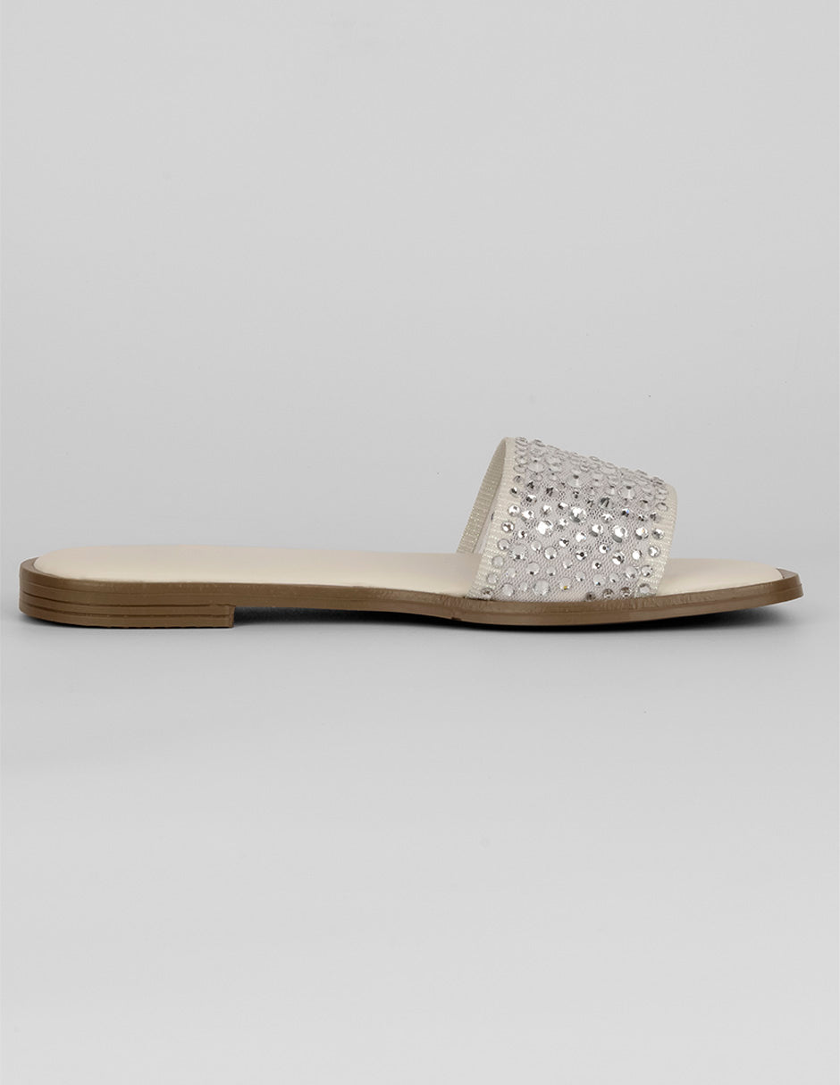 Sandalias de piso Soft en Sintético – Blanco