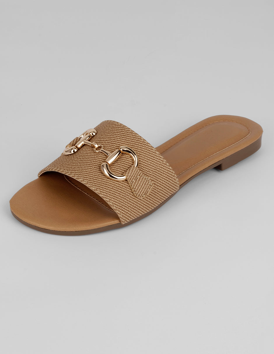 Sandalias de piso Soft en Sintético – Café