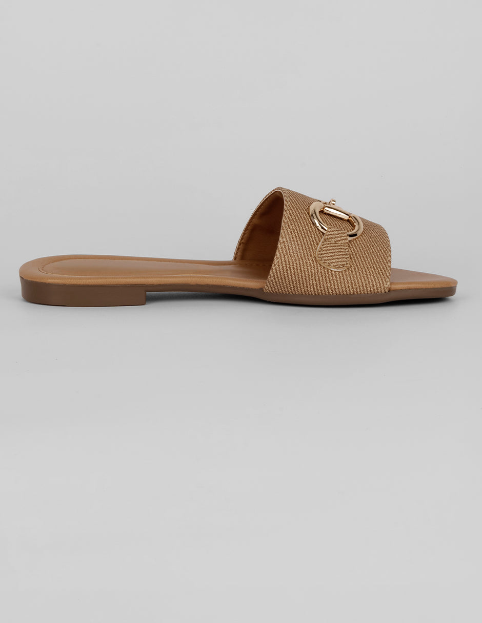 Sandalias de piso Soft en Sintético – Café