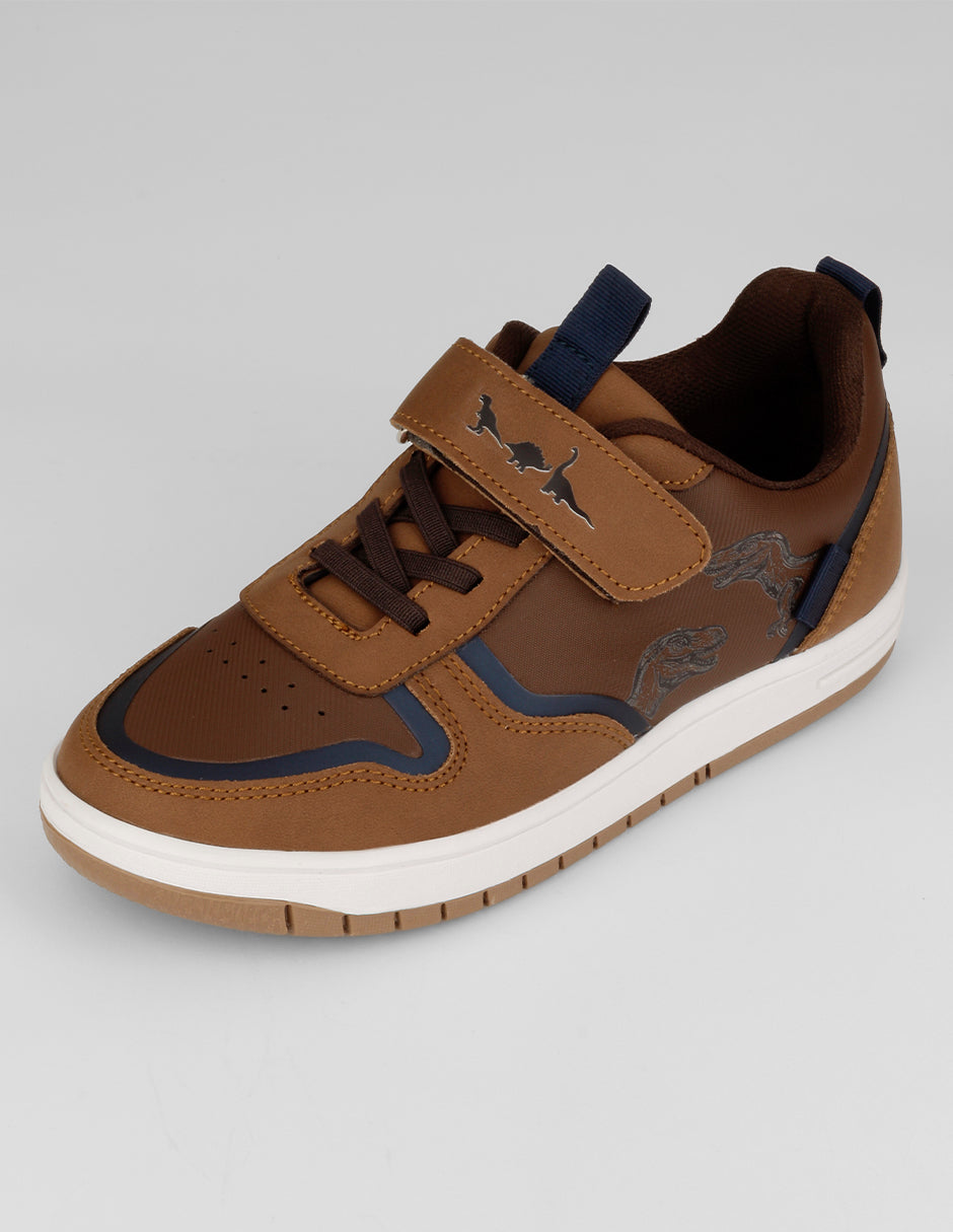 Tenis Kids en Piel vegana – Café