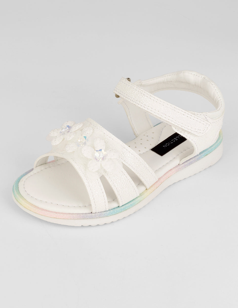 Sandalias Kids en Sintético – Blanco