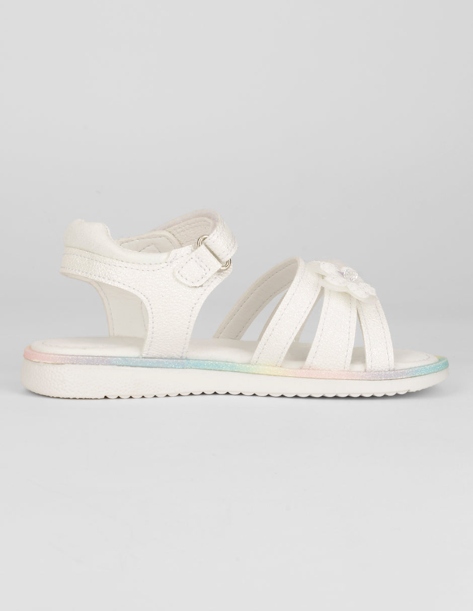Sandalias Kids en Sintético – Blanco