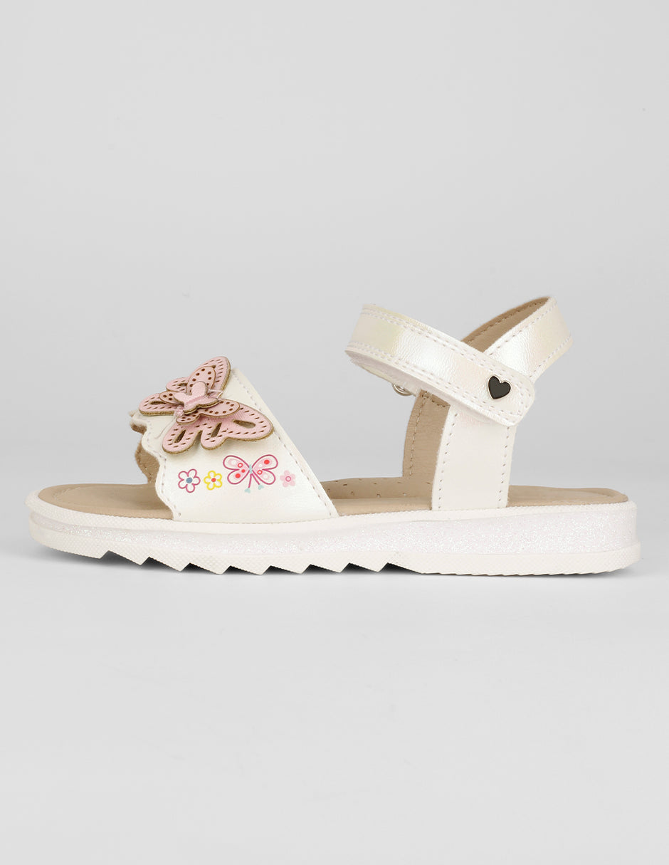 Sandalias Kids en Sintético – Blanco