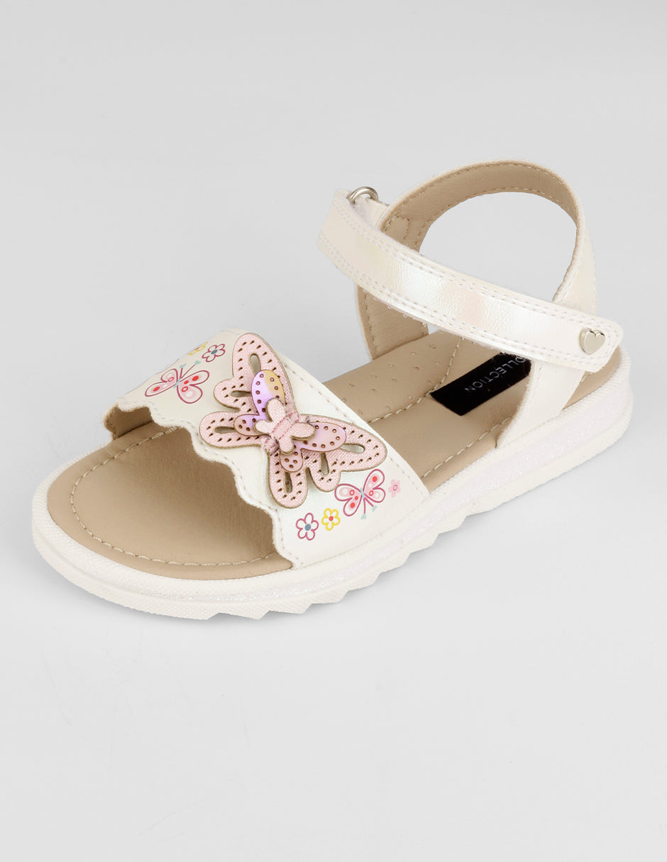 Sandalias Kids en Sintético – Blanco