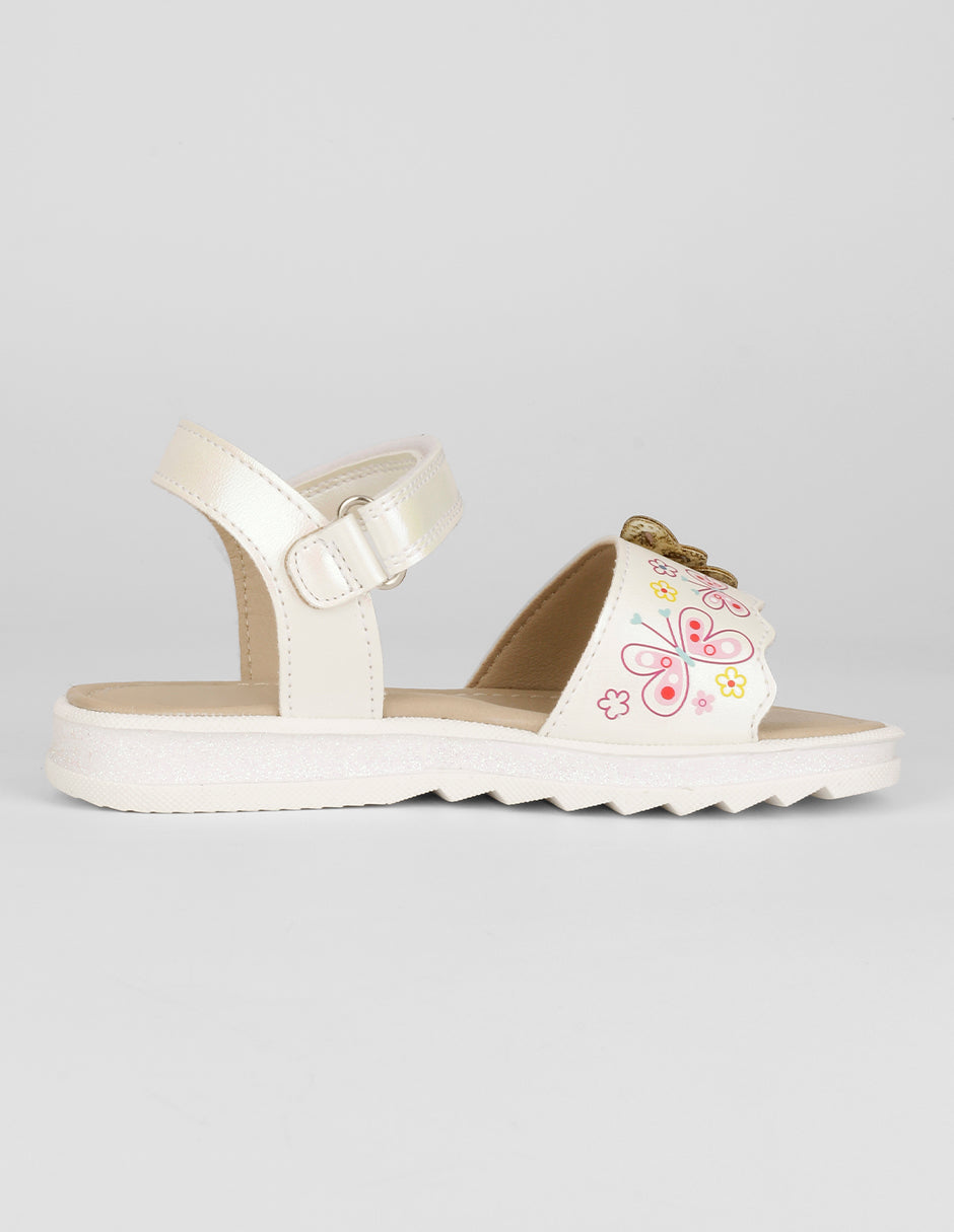 Sandalias Kids en Sintético – Blanco