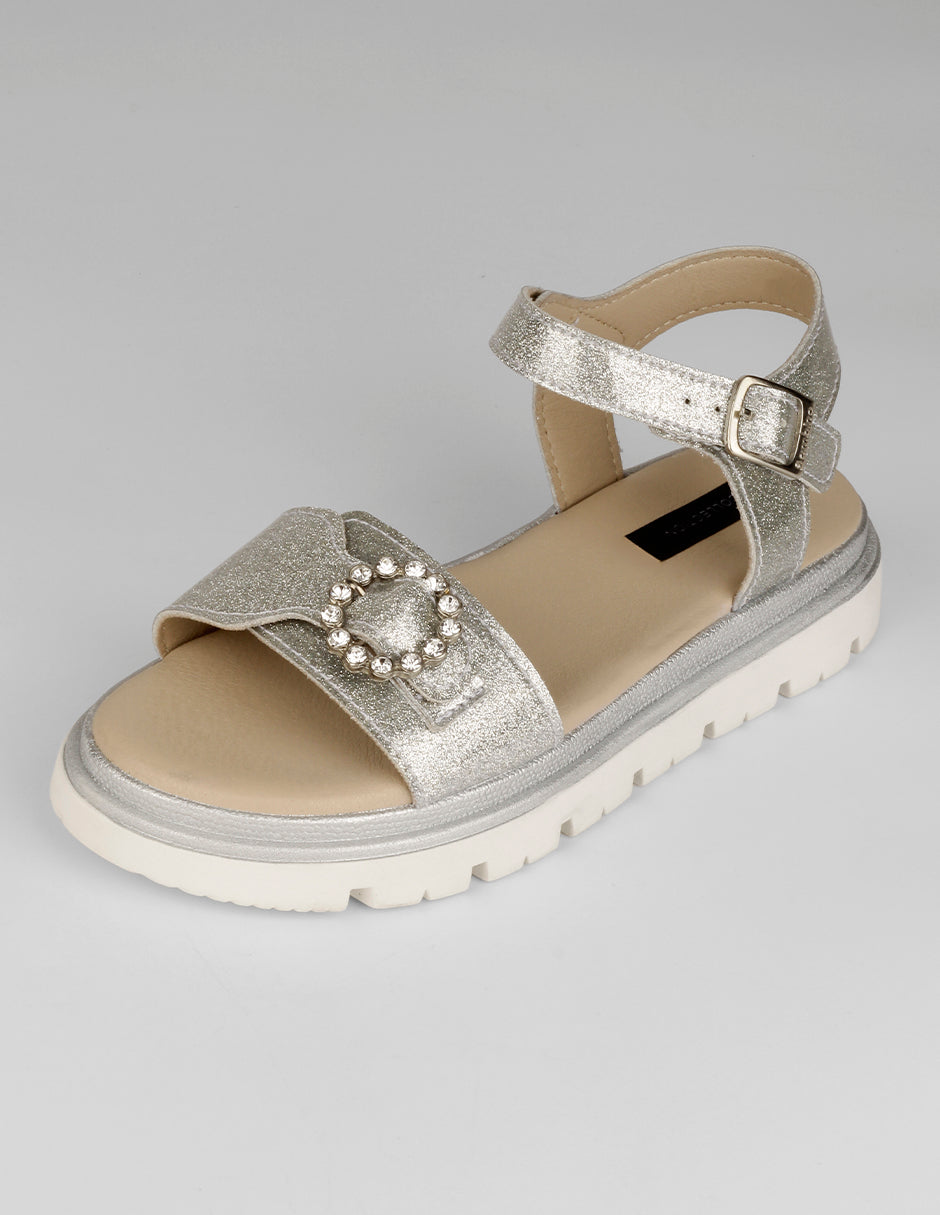 Sandalias Kids en Sintético – Plata