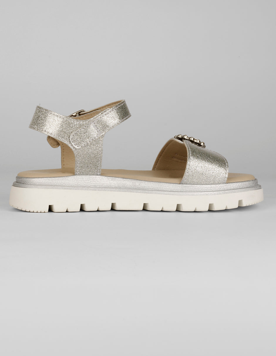 Sandalias Kids en Sintético – Plata