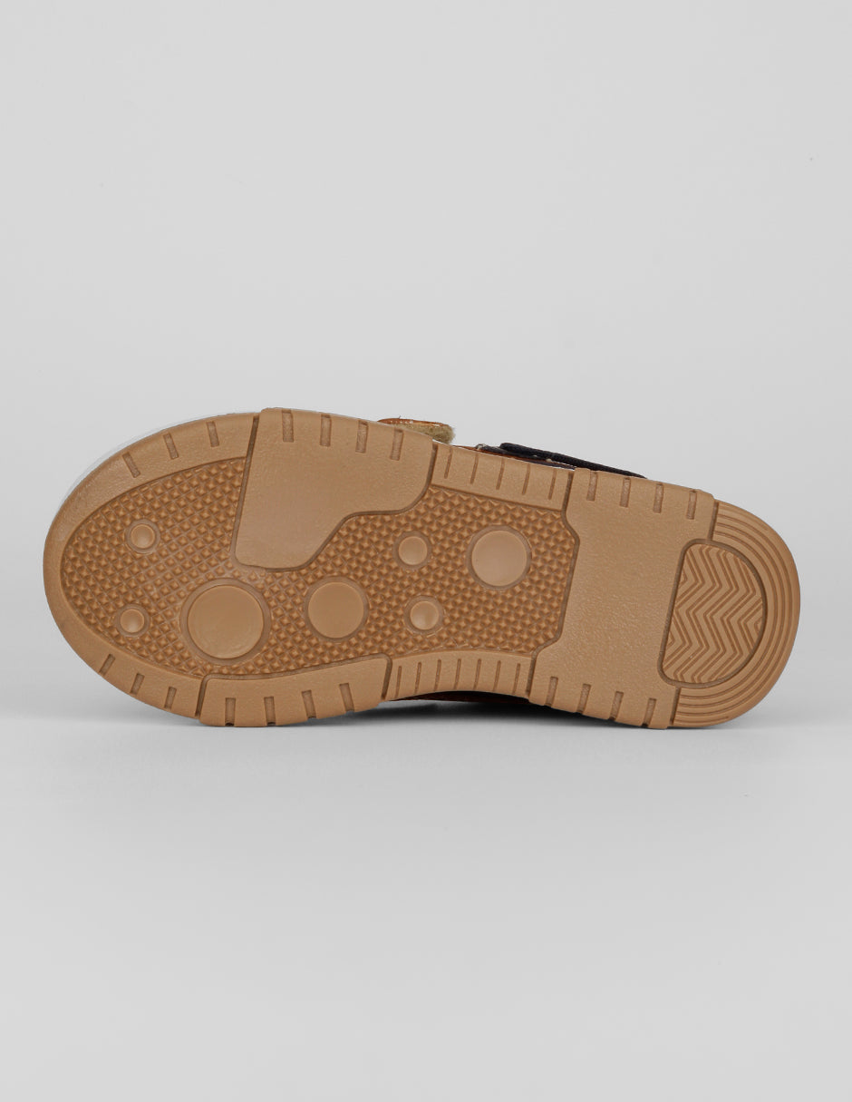 Mocasín Kids en Textil – Azul