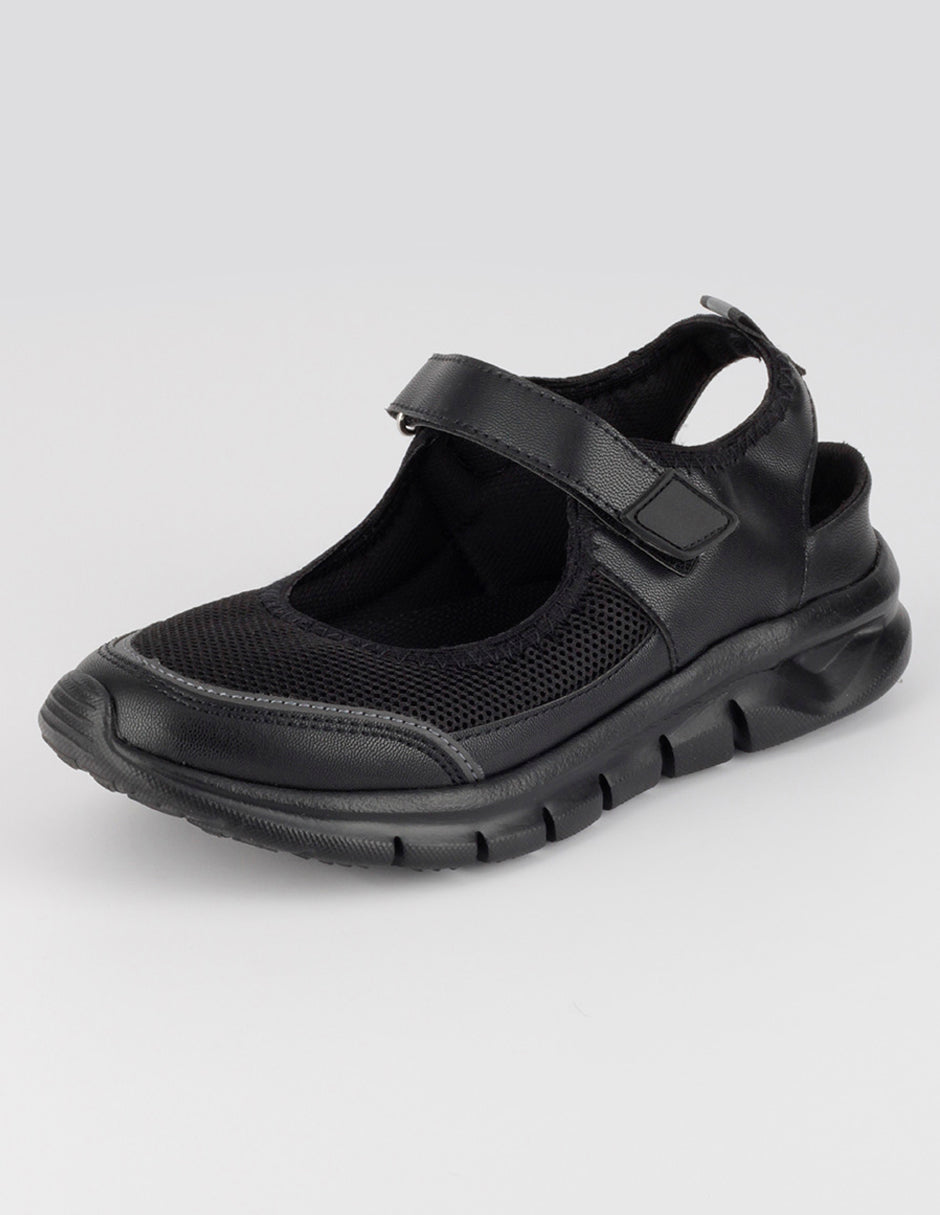 Tenis sin cordones  Comfy en Textil – Negro