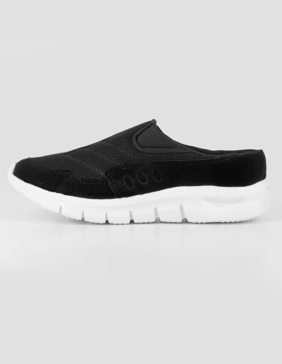 Tenis sin cordones  Comfy en Textil – Negro