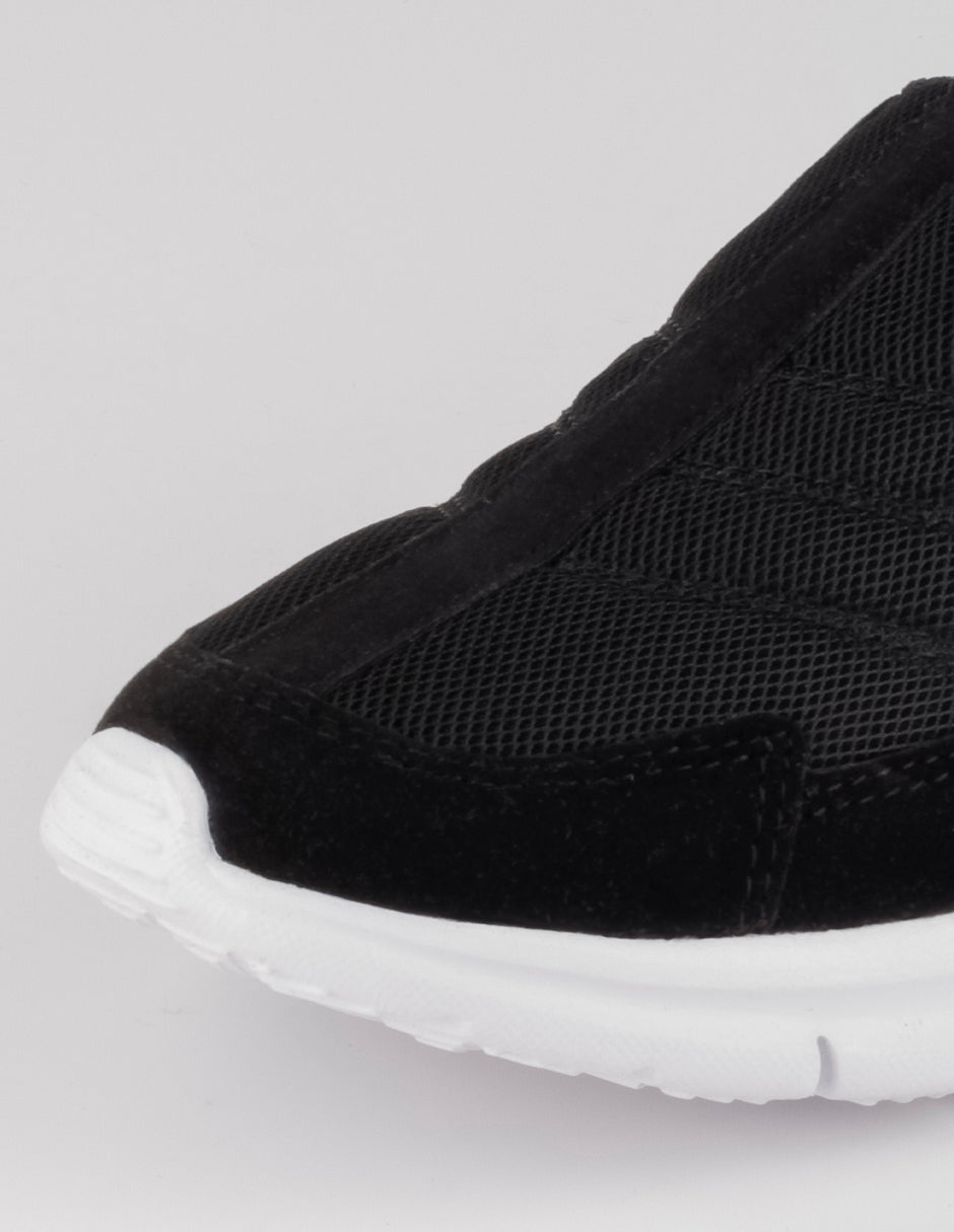 Tenis sin cordones  Comfy en Textil – Negro