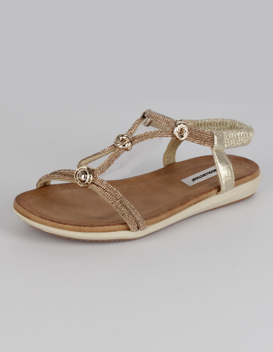Sandalias de piso Hand made en Sintético – Café