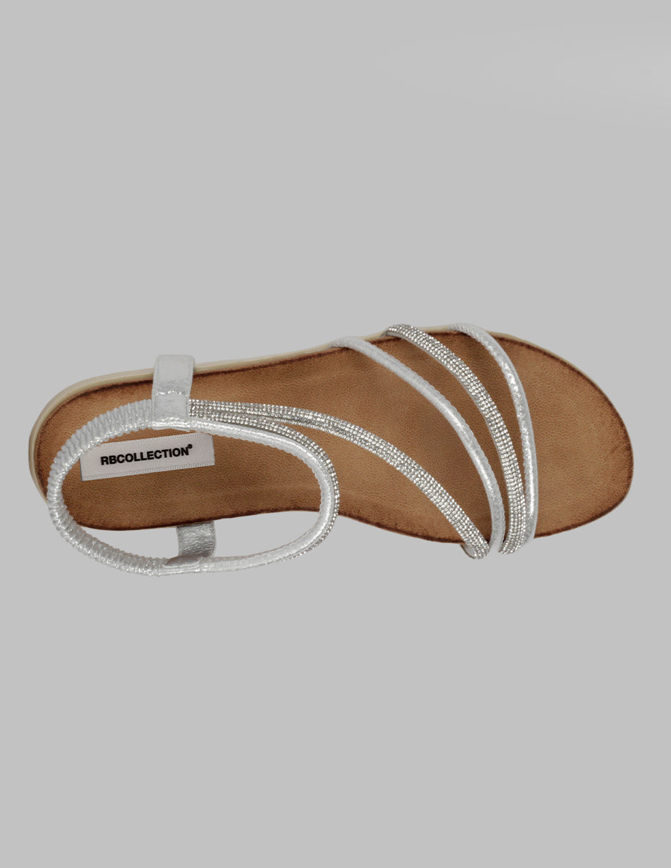 Sandalias de piso Hand made en Sintético – Plata