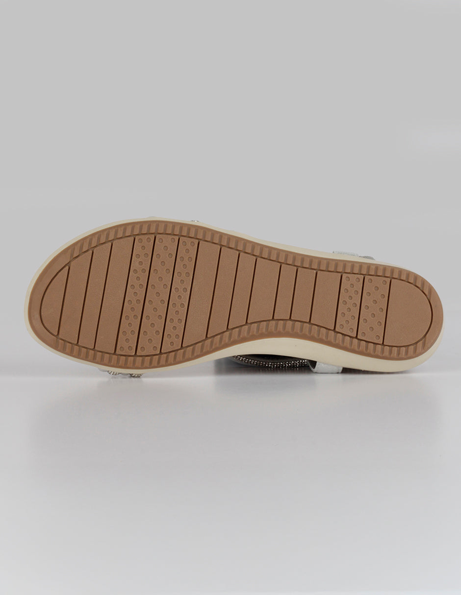 Sandalias de piso Hand made en Sintético – Plata