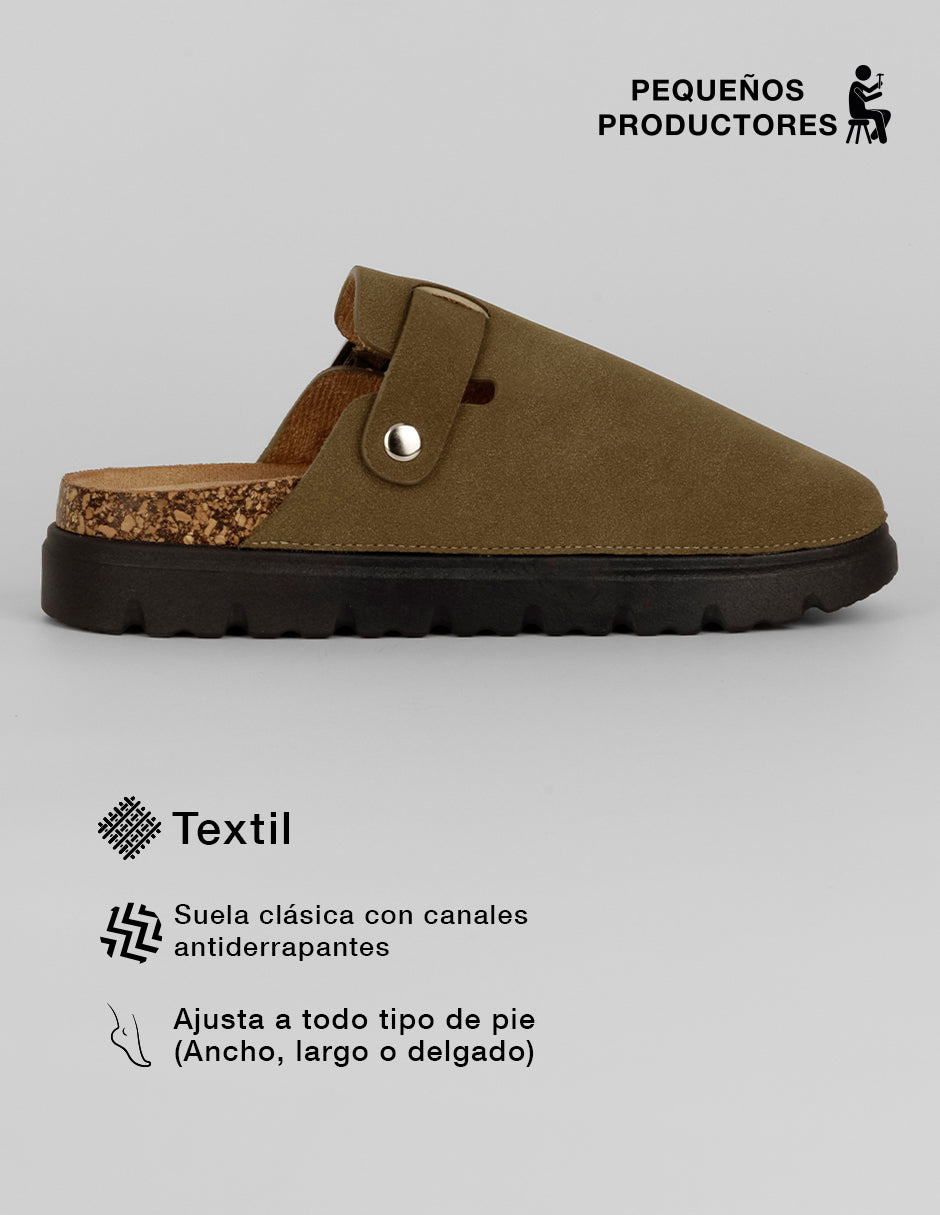 Alpargatas Onne en Textil – Verde
