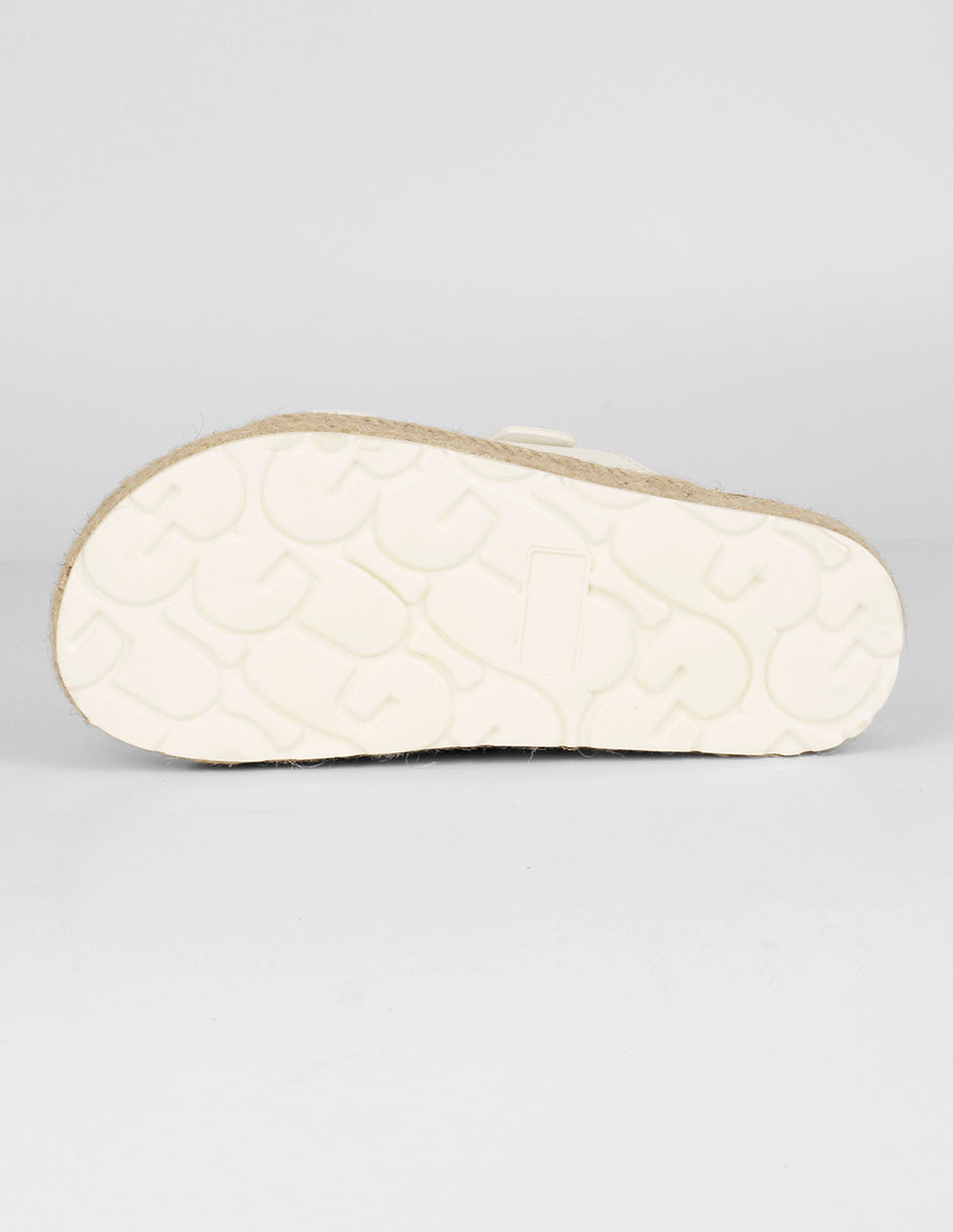 Sandalias con plataforma Yuri en Piel vegana – Blanco