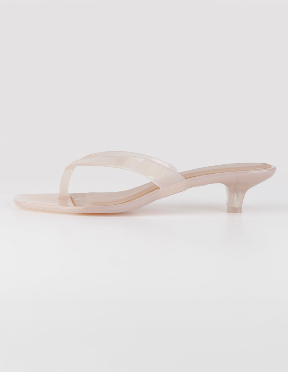 Sandalia con tacón Ave en Sintético – Beige