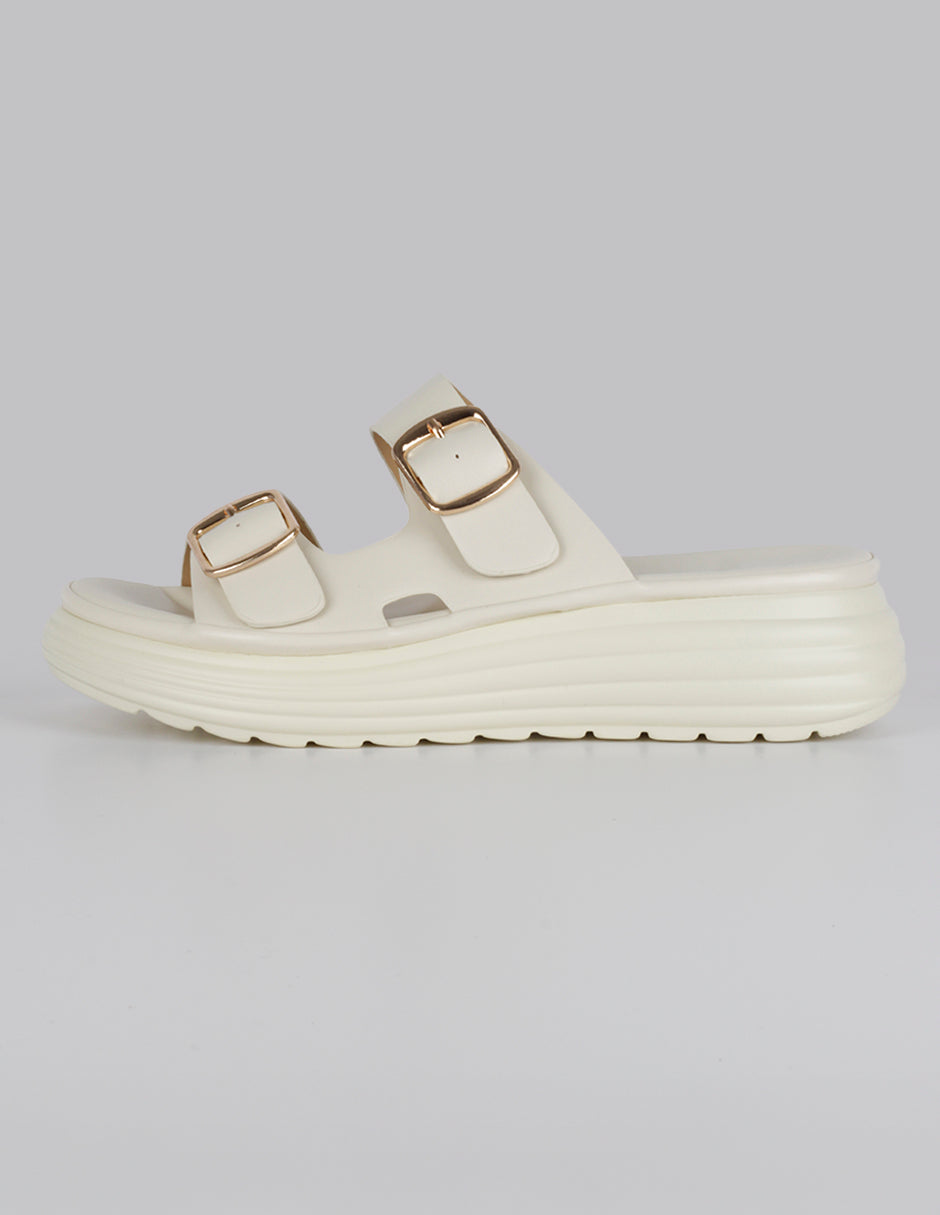 Sandalias con plataforma Steps en Sintético – Beige