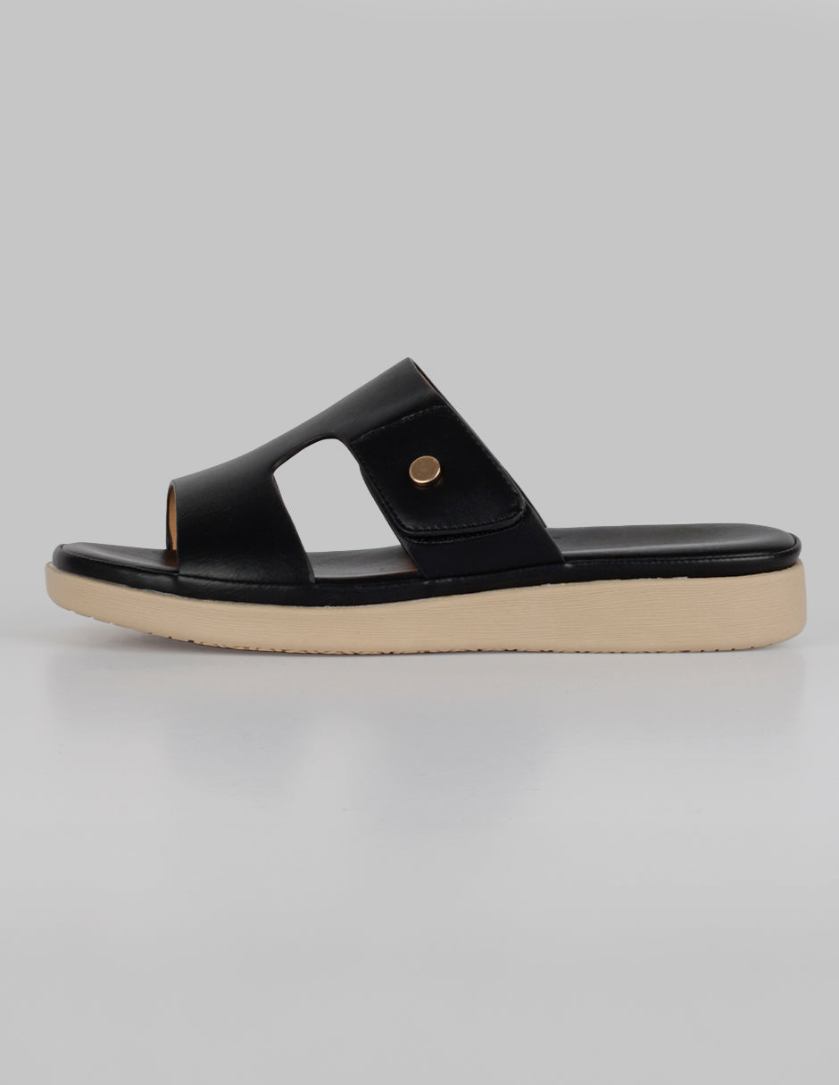 Sandalias de piso Steps en Sintético – Negro