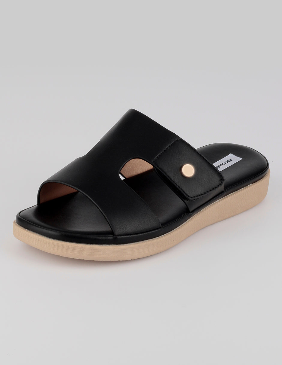 Sandalias de piso Steps en Sintético – Negro