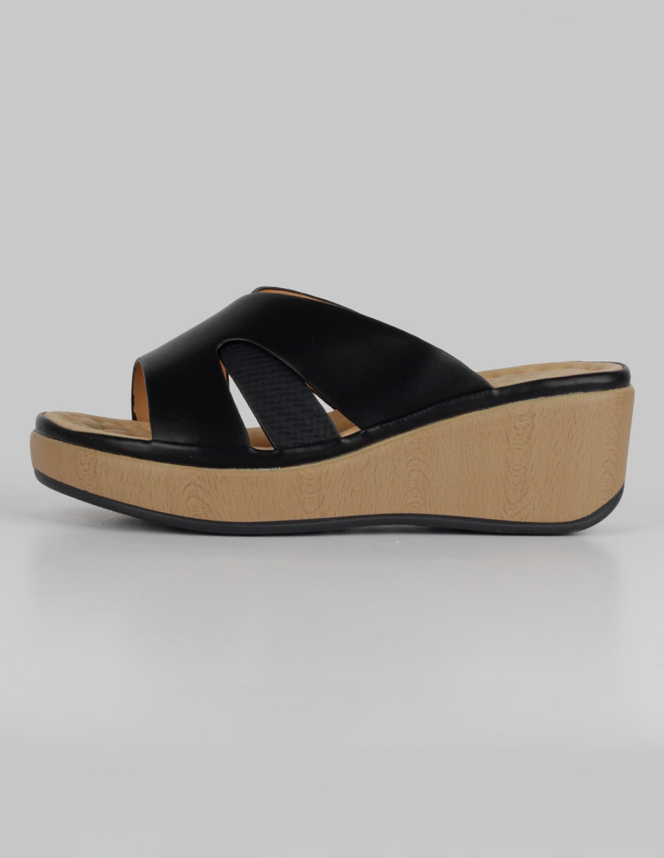 Sandalias con plataforma Steps en Sintético – Negro