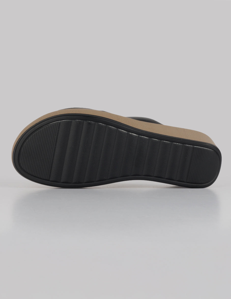 Sandalias con plataforma Steps en Sintético – Negro