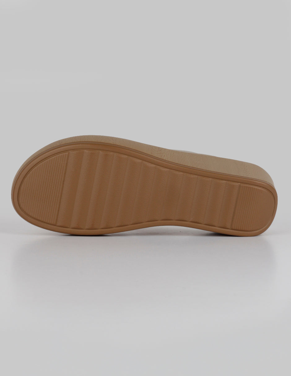 Sandalias con plataforma Steps en Sintético – Dorado