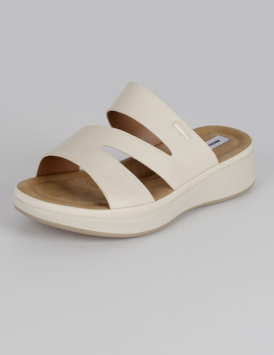 Sandalias de piso Steps en Sintético – Beige