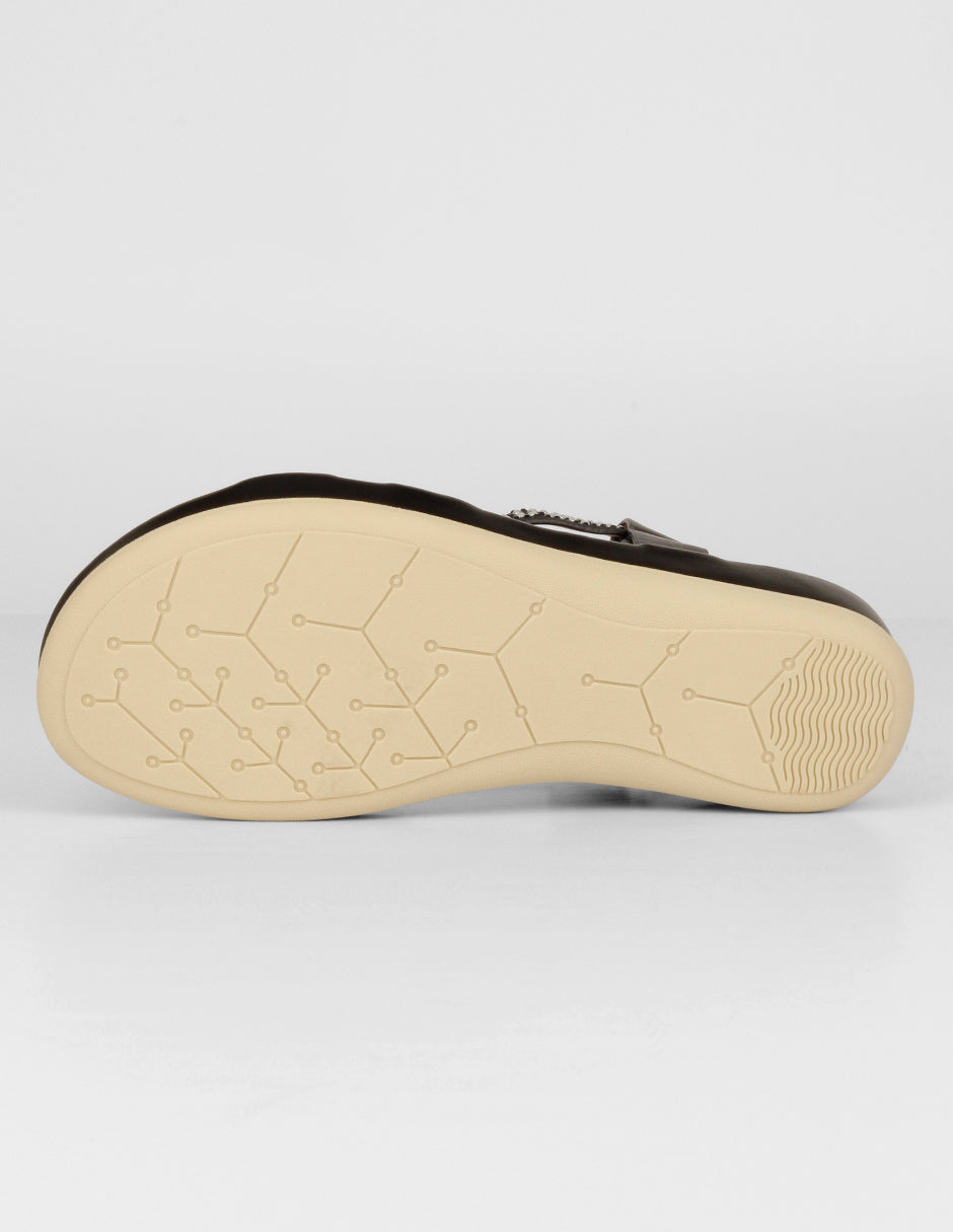 Sandalias de piso Steps en Sintético – Negro