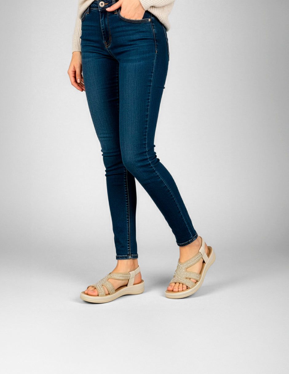 Sandalias de piso Steps en Sintético – Beige