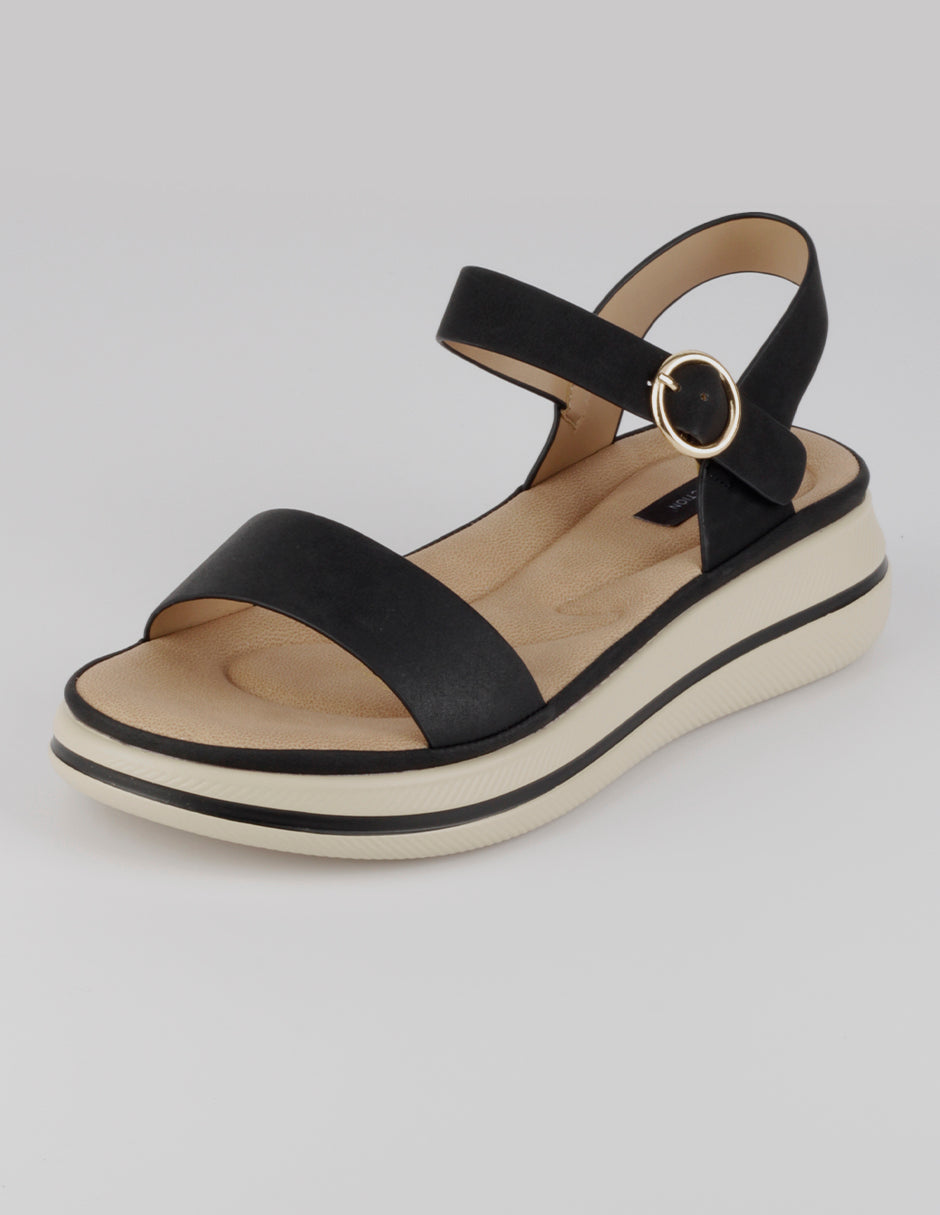Sandalias con plataforma Steps en Sintético – Negro