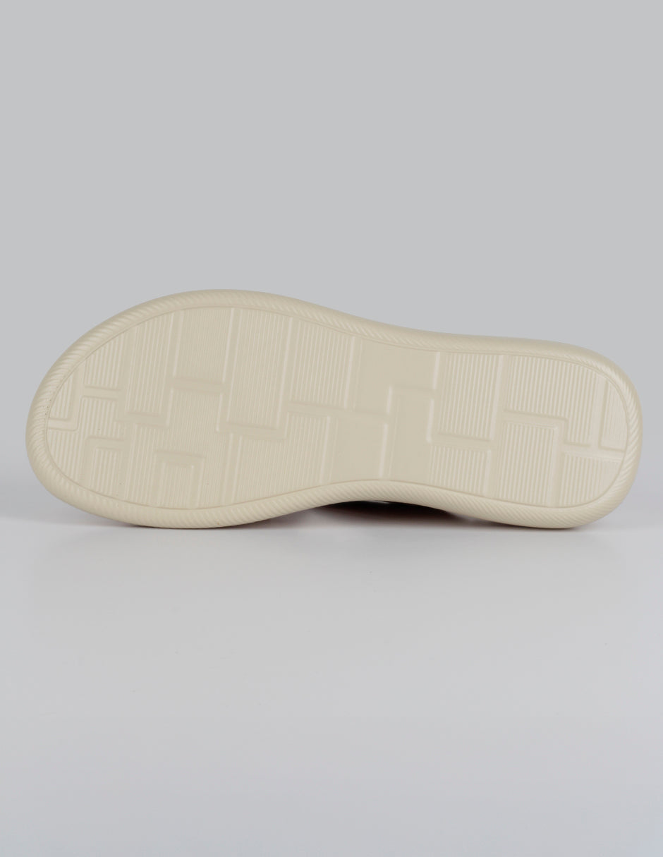 Sandalias con plataforma Steps en Piel vegana – Café