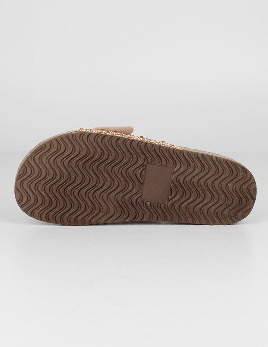 Sandalias de piso Steps en Sintético – Dorado