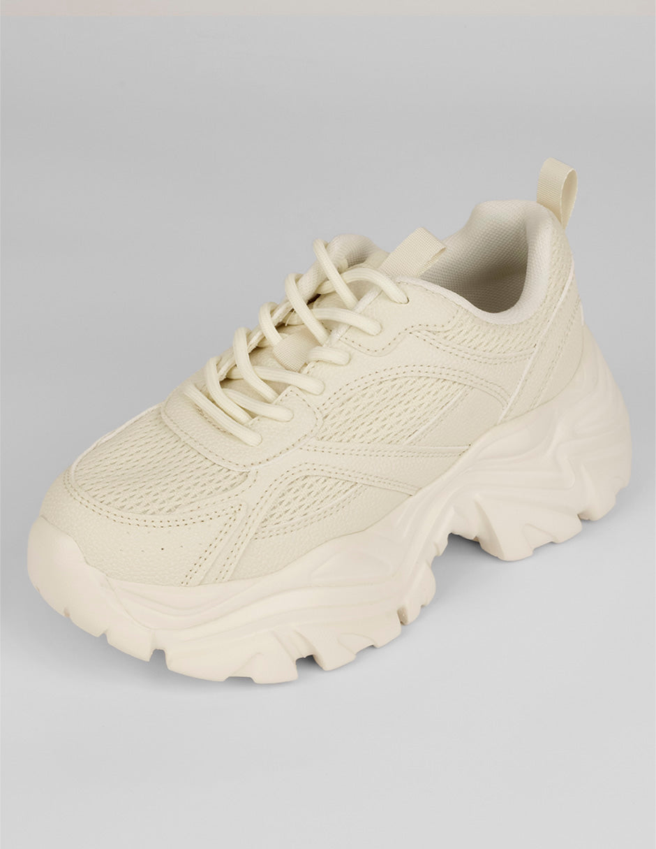 Tenis tipo deportivo  Highline en Textil – Latte