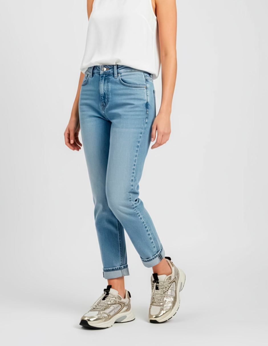 Tenis tipo deportivo  Highline en Textil – Dorado
