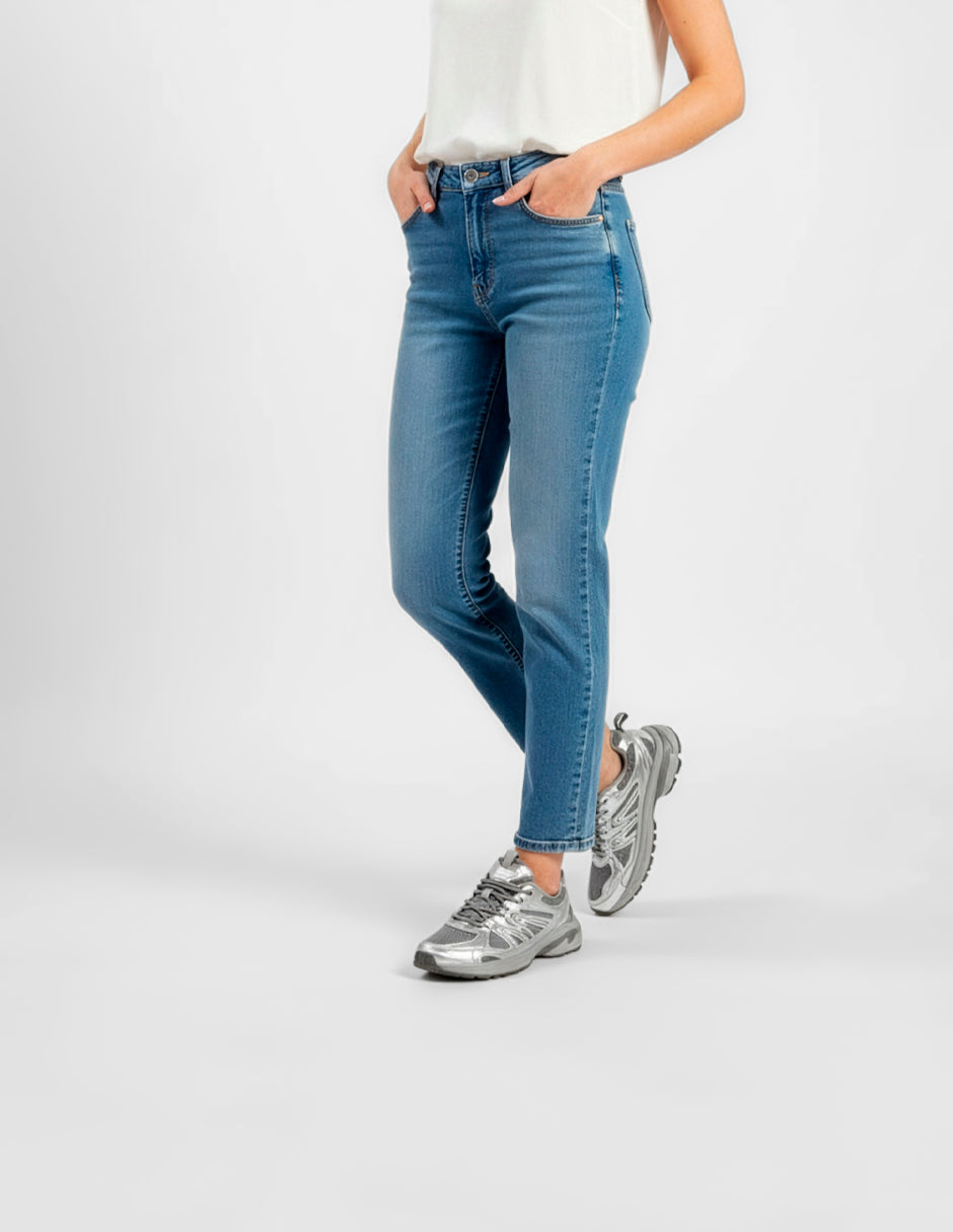 Tenis tipo deportivo  Highline en Textil – Plata