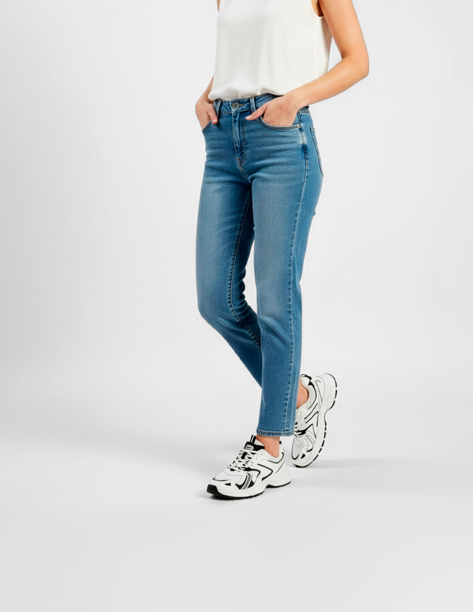 Tenis tipo deportivo  Highline en Textil – Blanco
